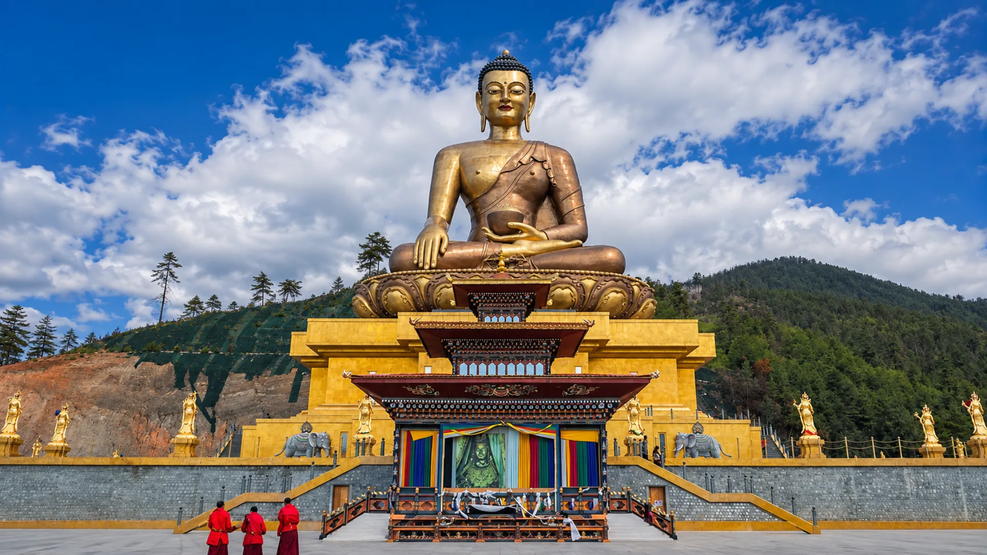 Buddha Dordenma above the Thimphu valley