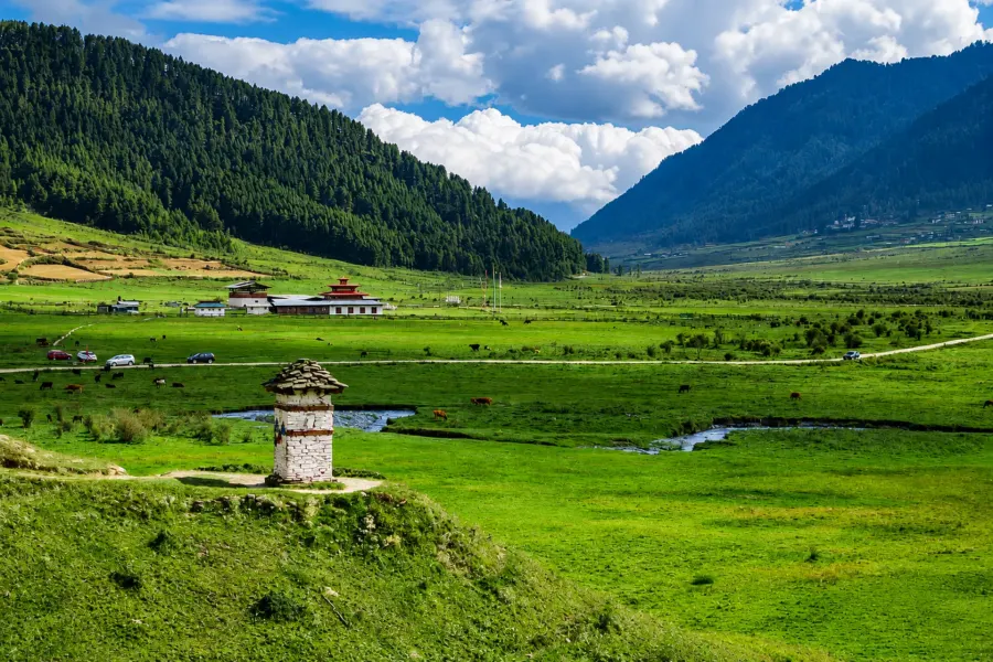 The Phobjikha valley